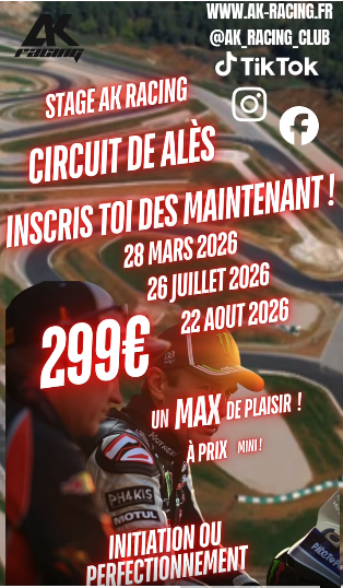 Journée de pilotage sur le Circuit d'Alès avec AK Racing